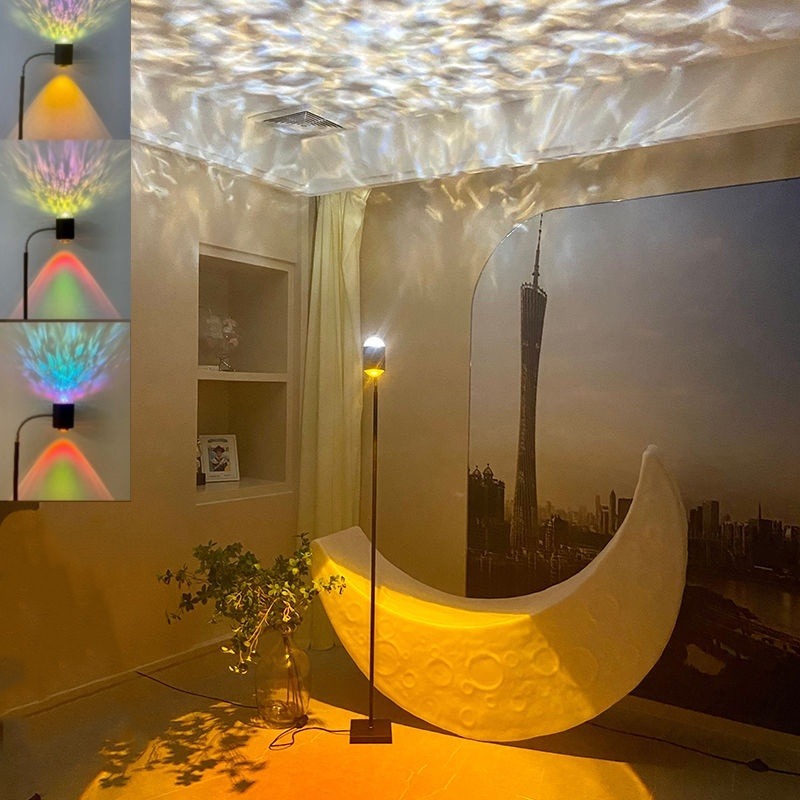 Floor Lamp MultiColor Nordic RGB Corner Lamp MultiColor Selector Nano LED Minimalist Nordic light