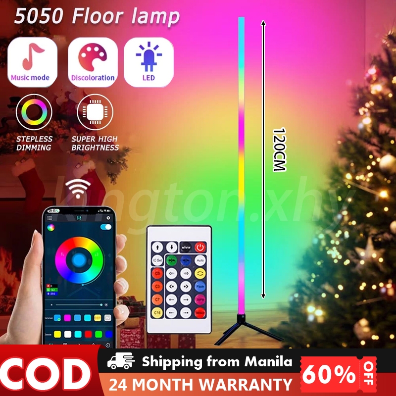 RGB Floor Light 1.2M RGB Floor Lamp USB 5W APP Remote control Control Corner Lamp Smart Ambient Lamp