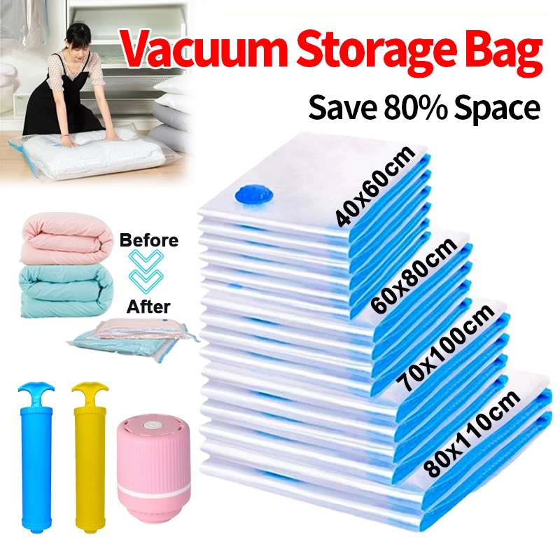 Reusable Travel Storage Resealable Vacuum Bags Vacuum Storage Bag Compressed Bag Clothes