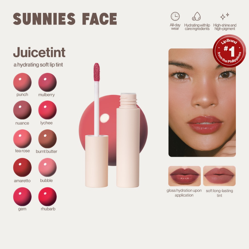 Sunnies Face Juicetint [Hydrating Soft Lip Tint]