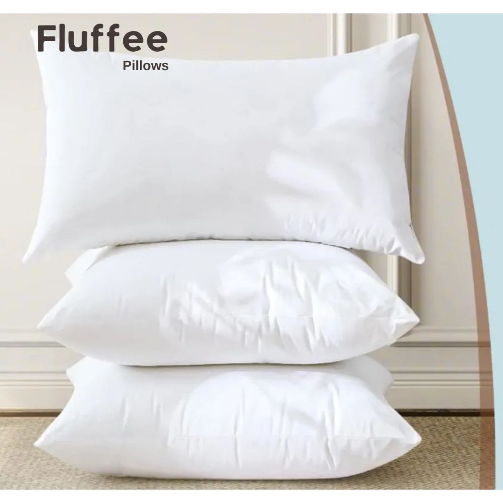 Fluffee - Buy 1 Take 1 Pillows Soft Affordable Mura Malambot Magic Pillow High Qualtiy 18x28 500g