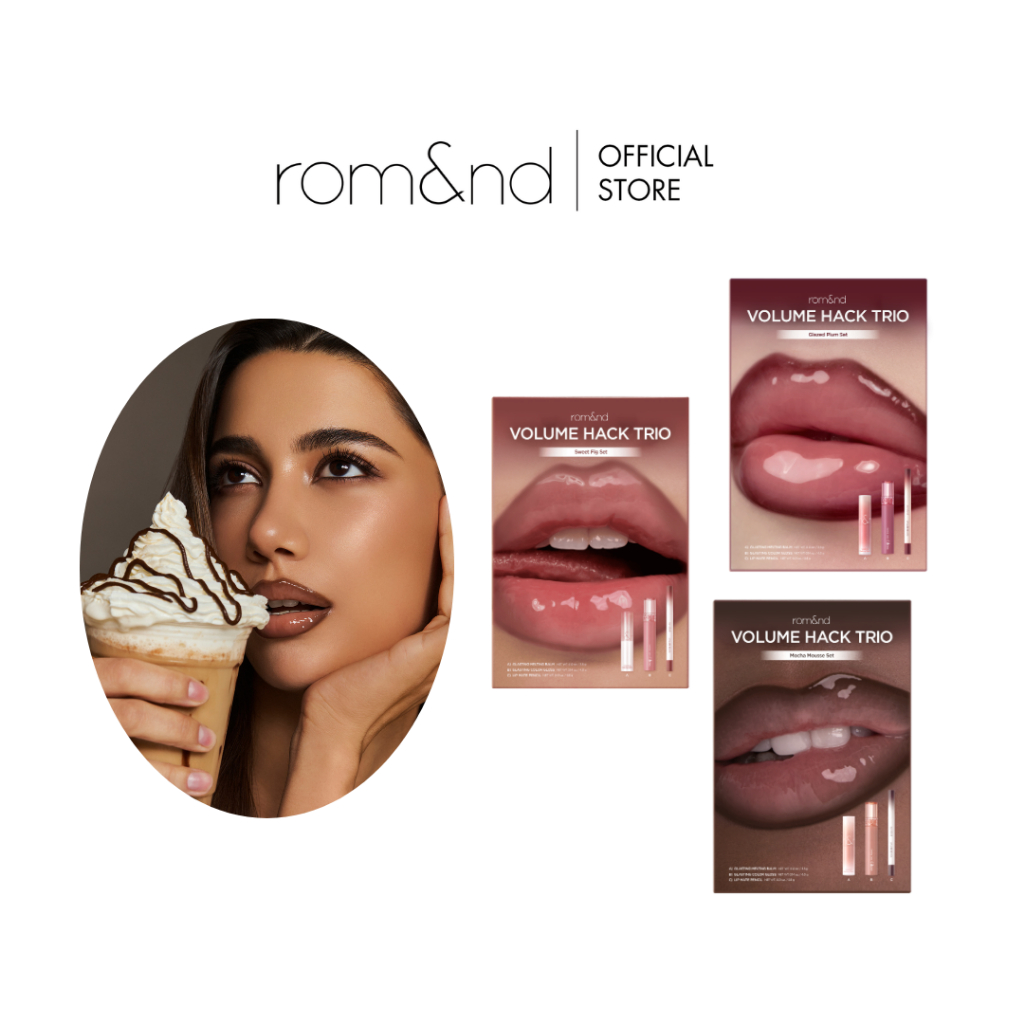 Romand Volume Hack Trio Lip Sets Rom&nd