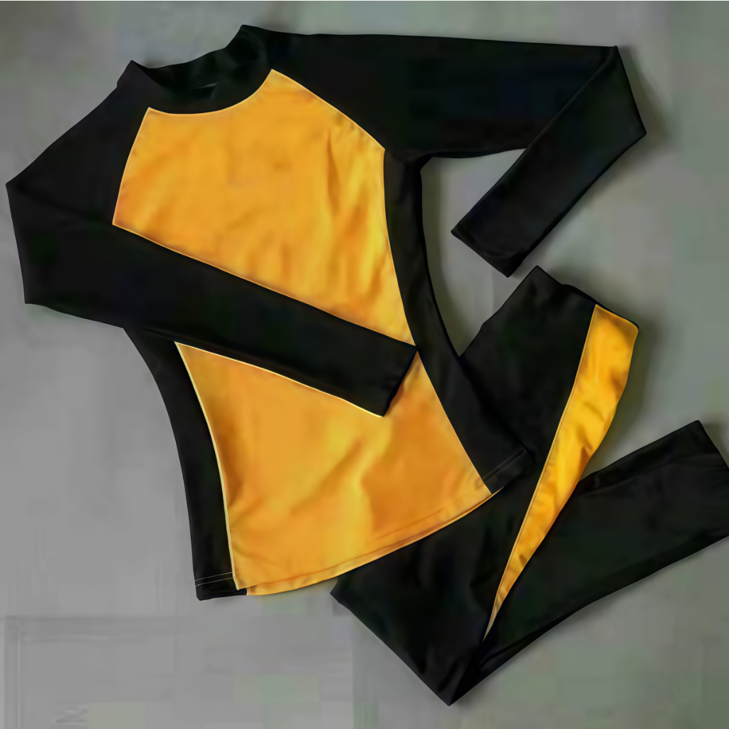 Rush Guard Top and Pants for Women unisex