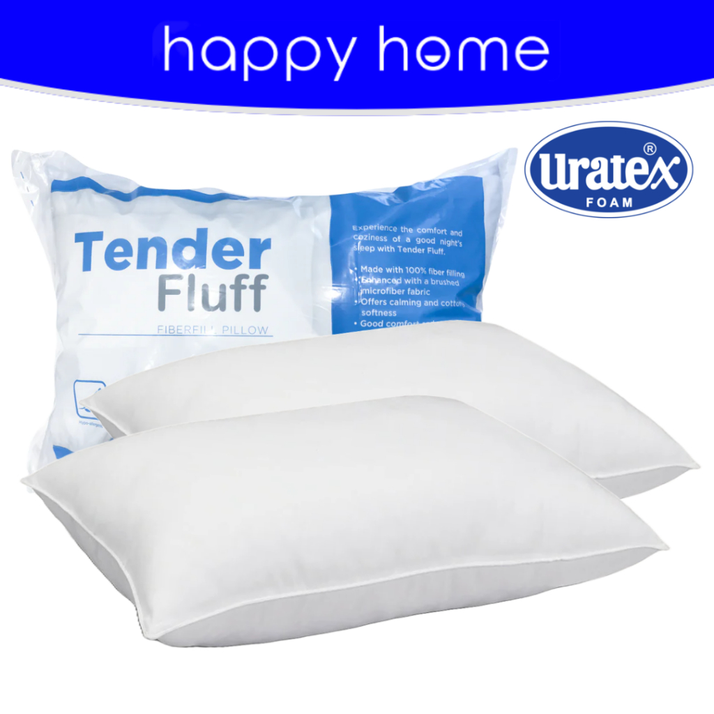 Original Uratex Fiber Fill Pillow White (Buy 1 Take 1)
