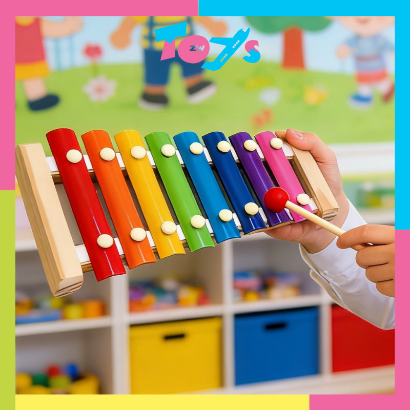 Gift Wooden Xylophone Toy Musical Toys Hand Knock Educational Early Toys Without Box