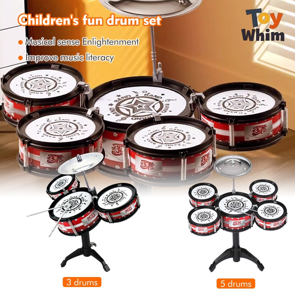Children's kids Jazz Drum Set Musical Educational Instrument Toy for Kids Gifts