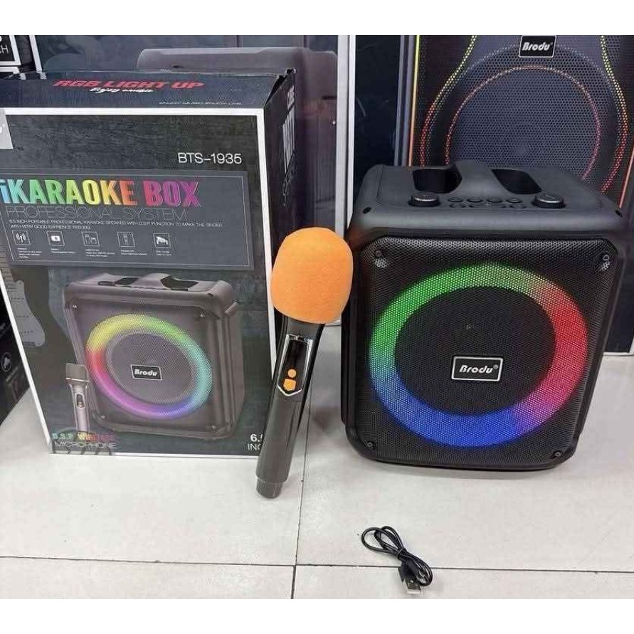 2026 !PAMBANSANG SPEAKER BRODU IKAOKE 6.5" BLUETTOH SPEAKER WD RECHERGEABLE MIC TF/USBSLOT