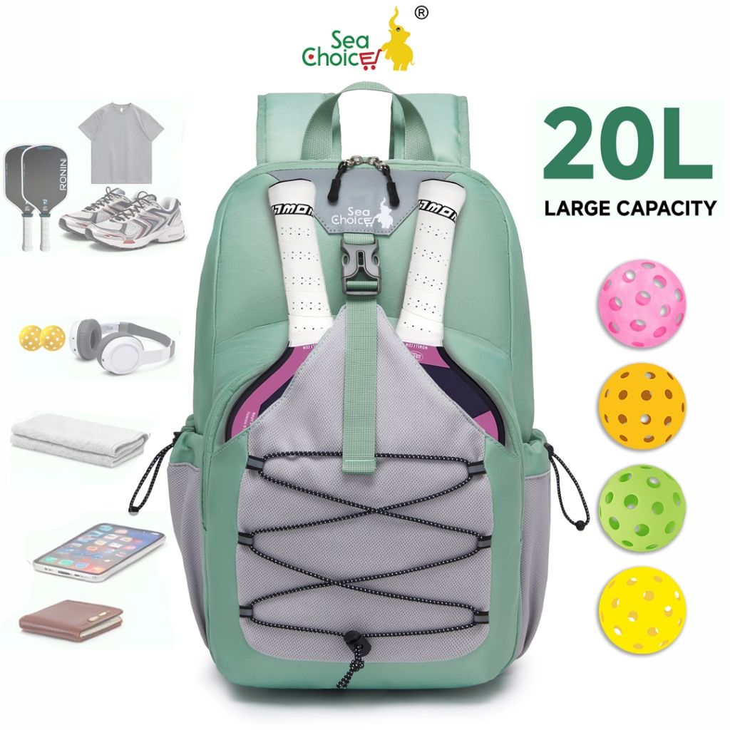 SEA CHOICE Pickleball Bag, Pickleball Backpack for Women &Men, PickleBall Paddle Bag Gifts for Sport