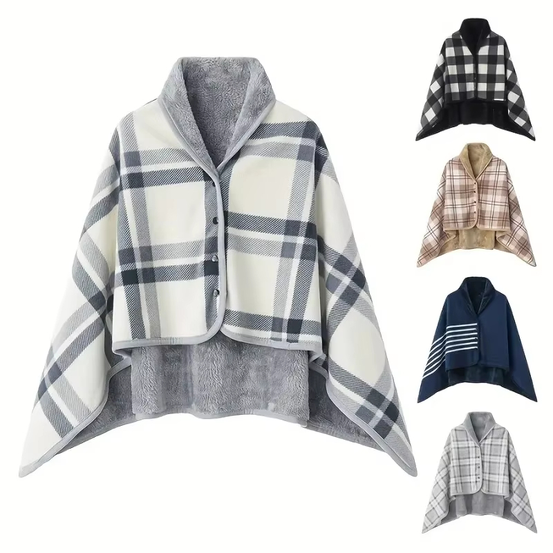 Wearable Blankets Shawl Blanket Lazy Casual Office Blanket Multifunctional Comfortable Blanket