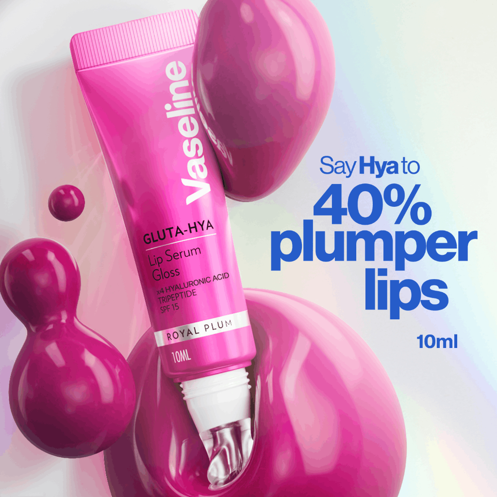 Vaseline Gluta-Hya Lip Serum Gloss Royal Plum 10ml