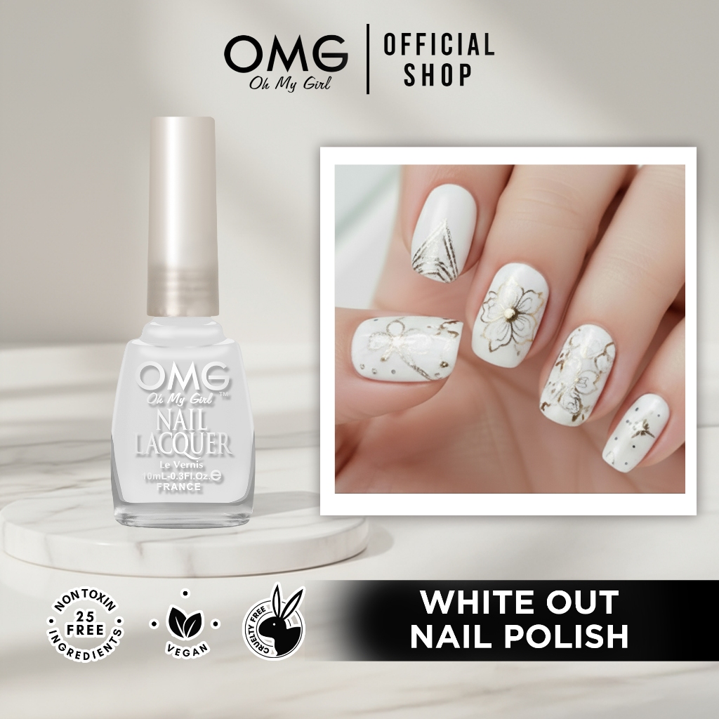 OMG Nail Lacquer 10ml – White Out