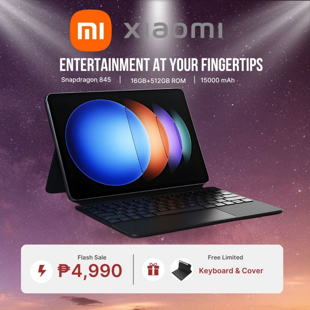 Xi@oMi Pad 6 Tablet 16+512GB | 4G LTE Dual SIM | WiFi | Android | Stylus Pen | High Performance