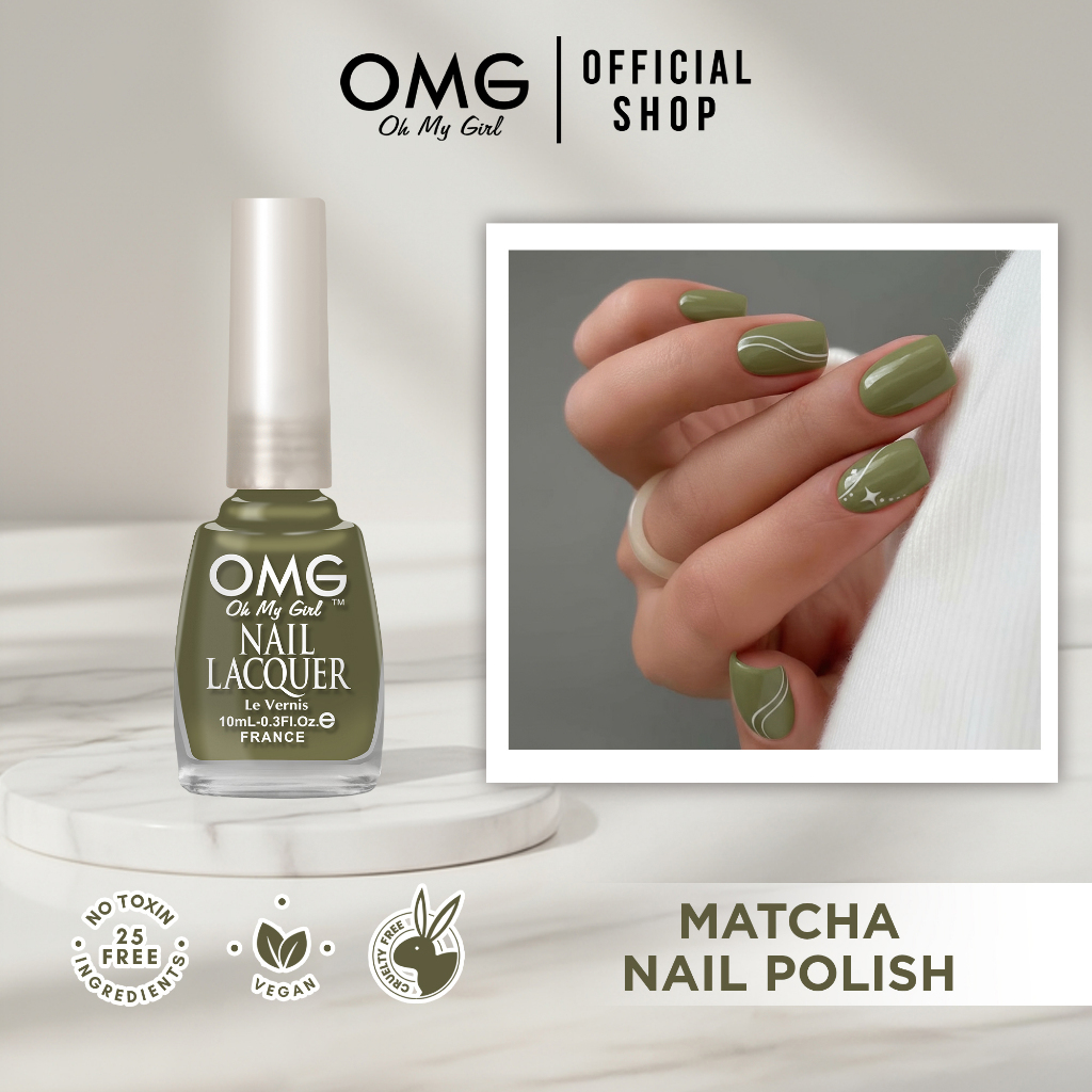 OMG Nail Lacquer 10ml - Matcha