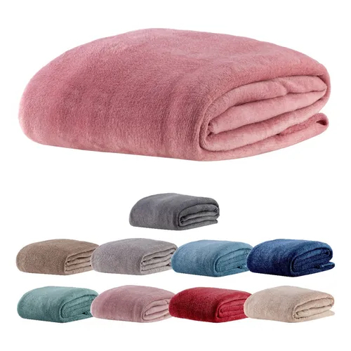 Soft, Fluffy Microfiber Plain Blanket Single Size Blanket (125x200cm)