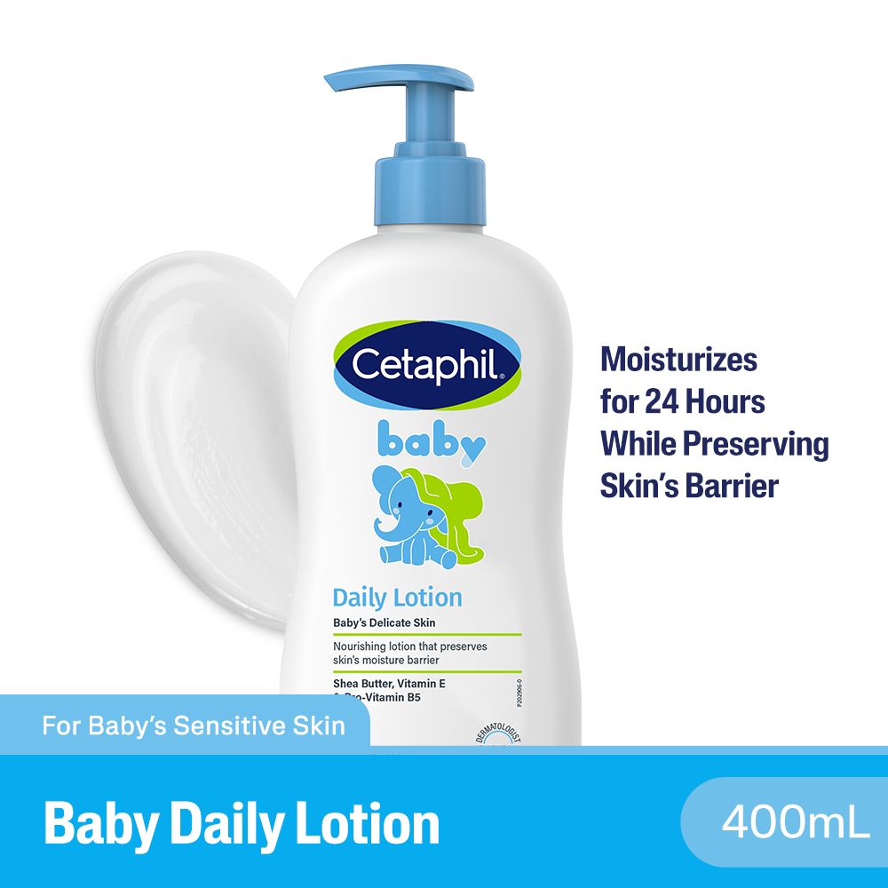 Cetaphil Baby Daily Lotion 400ml (Gentle And Hydrating With Shea Butter Sunflower Seed Oil)
