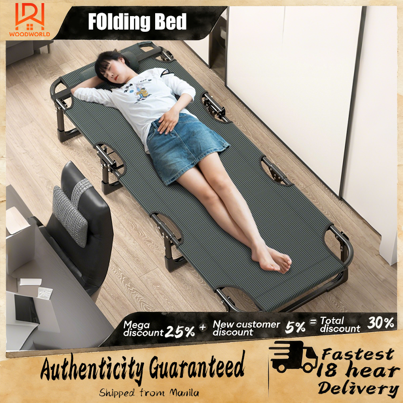 Folding Bed With Foam Portable bed Reclining Foldable Heavy Duty adjustable foldable bed Office