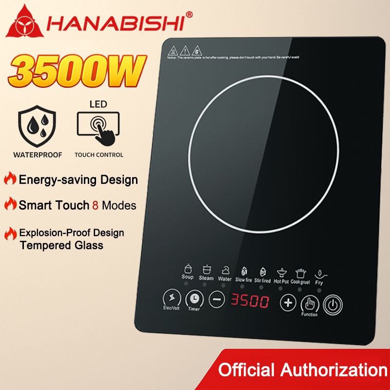 【Energy saving】 induction cooker 3500W High Power Touch induction stove Tempered glass Cooktop