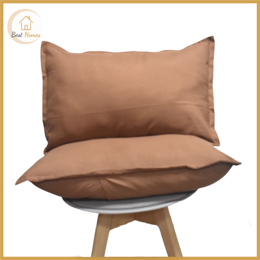 Best Home PH 2pcs Hotel Quality Pillow Case 18x28 Inches Plain Pillow Cover for Bedsheets