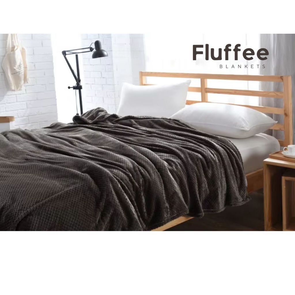 Fluffee -Pineapple Fleece Blanket soft comfy blanket warm blanket malambot kumot throw blanket