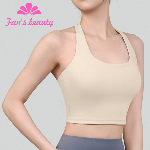 Isabelle Q FS011 Stylish Backless Halter Yoga Bra- Activewear Crop Top