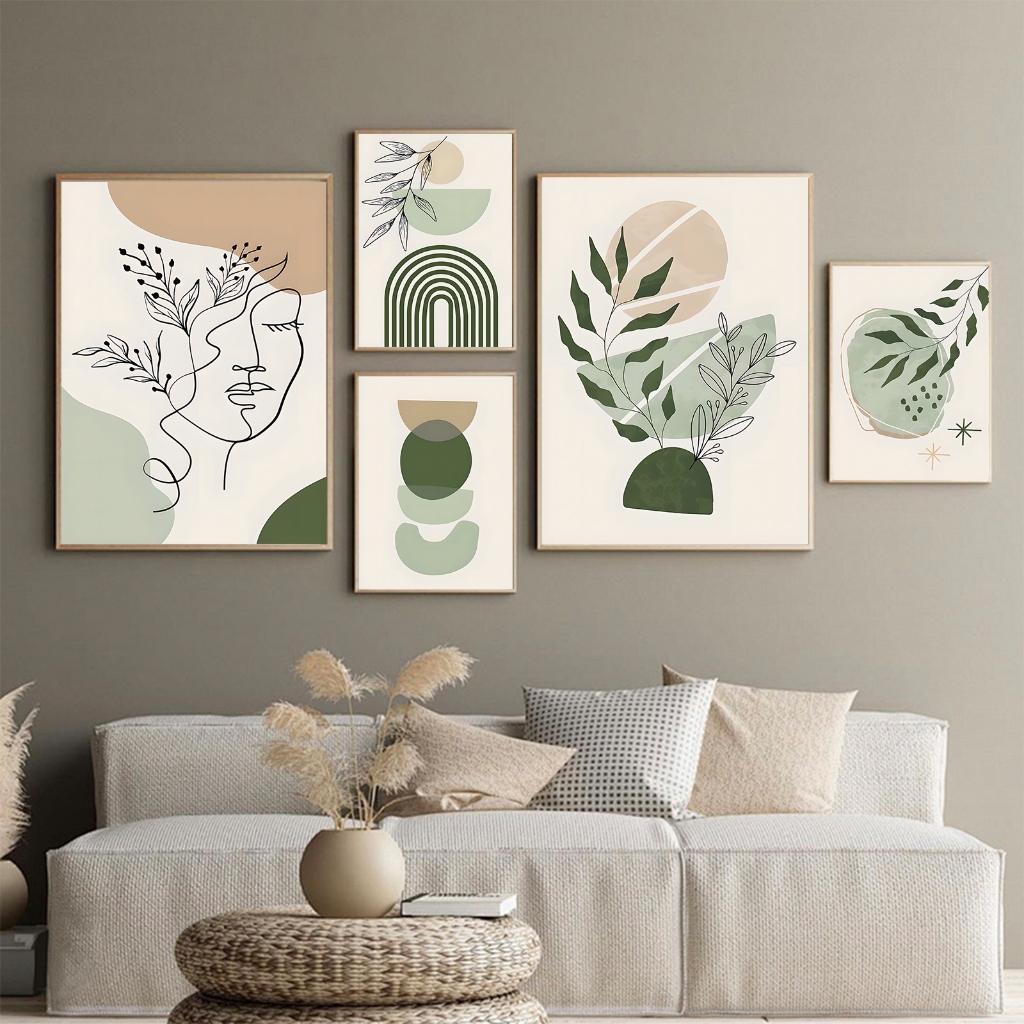 Art Display Compact and Fresh Minimalist Modern Bedroom & Living Room Wall Decoration