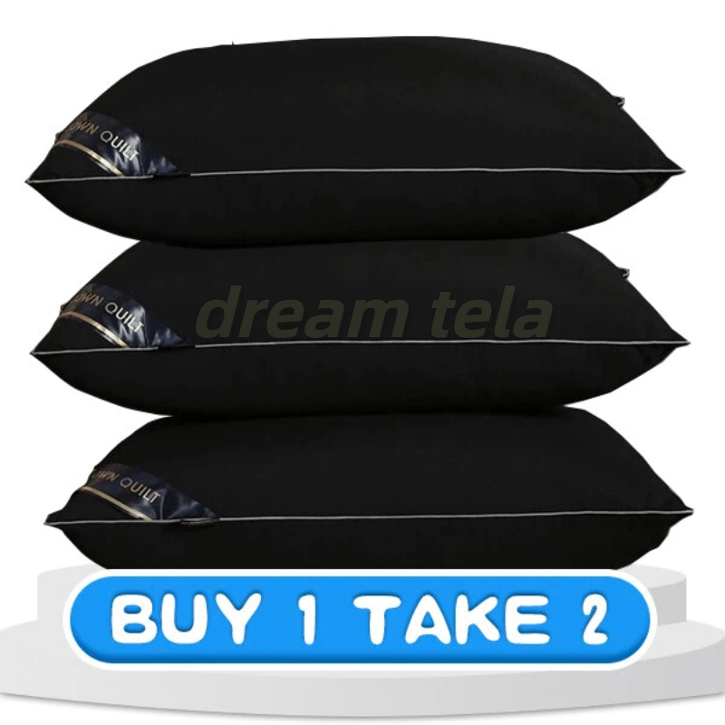 Authentic Hotel Pillow BUY 1 TAKE 2 MAGIC FIBER PILLOW HIGH QUALITY HOTEL PILLOW Queen Size(18*28 )
