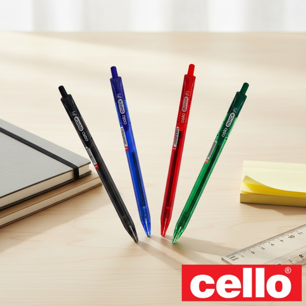 CELLO Ballpen Quick Retractable Fine 0.7mm (piece)