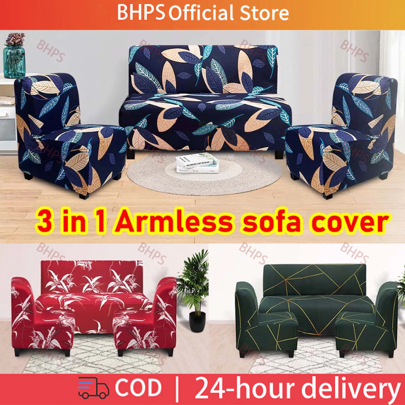 3 in 1 Armless Sofa Cover Set for Clara Sala Set Sofa Without Arm Sofa Seat Cover Furniture Cover