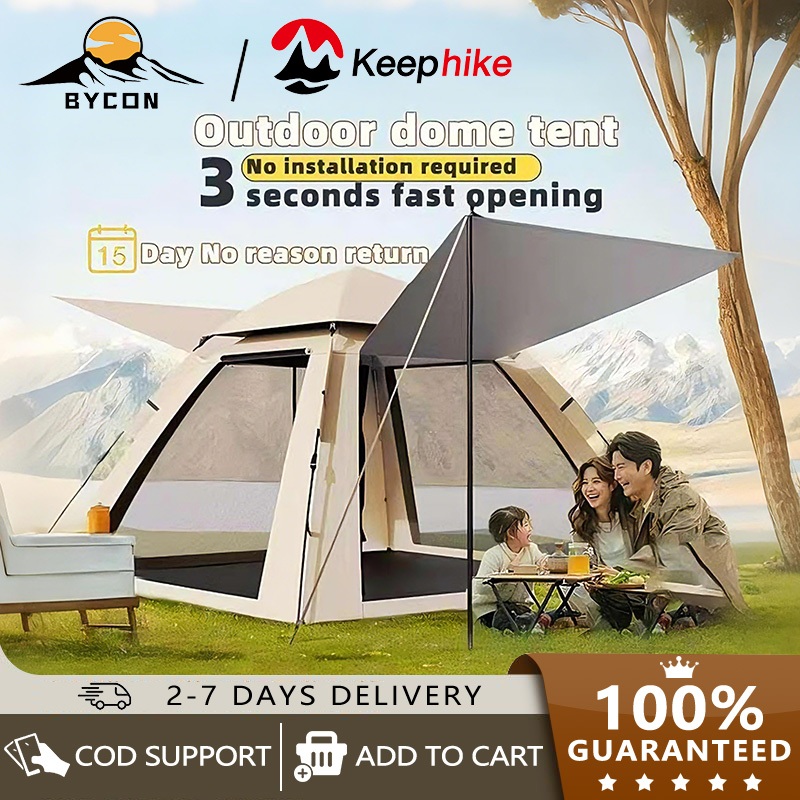 Full-Automatic Camping Tent Sunproof Windproof Waterproof Foldable Lightweight Shelter Picnic Travel