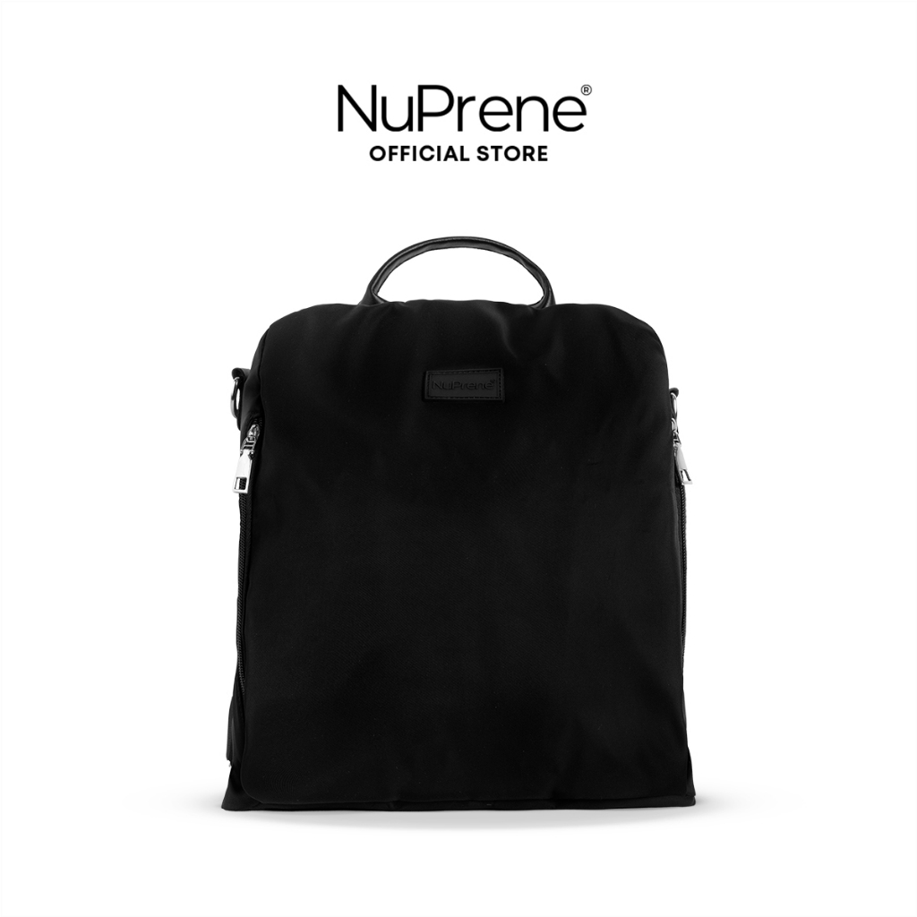 NuPrene - The Lara Backpack in Black - Water-resistant Backpack with Shoulder Strap