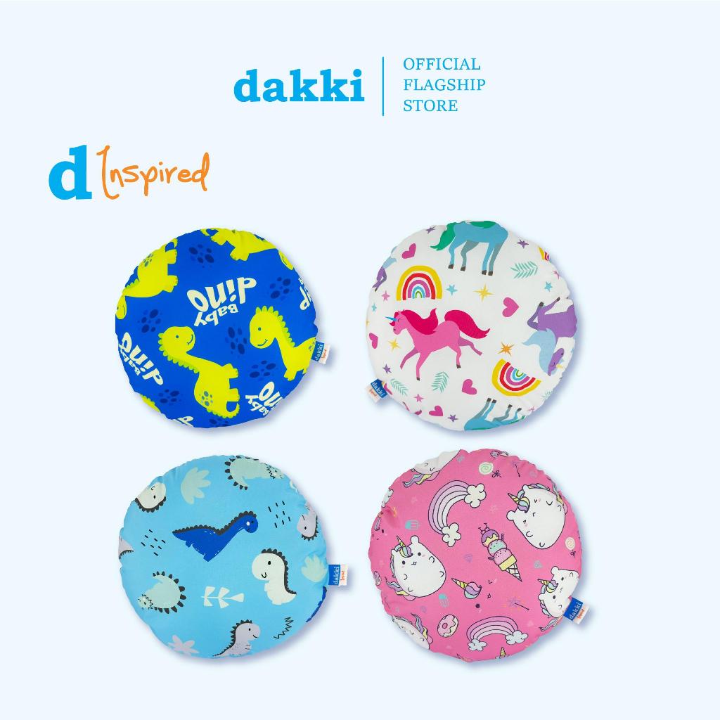 Dakki 14"x14" Cute Patterned Designs Round Shape Pillow Random design po ang matatanggaP