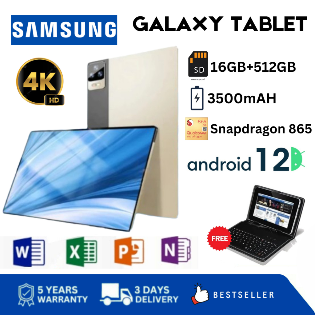 Galaxy Tab 8.0 | 16+512GB | WIFI | Free 32GB | original with dual sim card for kidz android