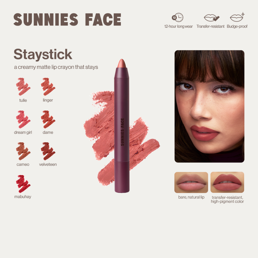 Sunnies Face Staystick [Longwear, Transfer-Resistant Lip Crayon]