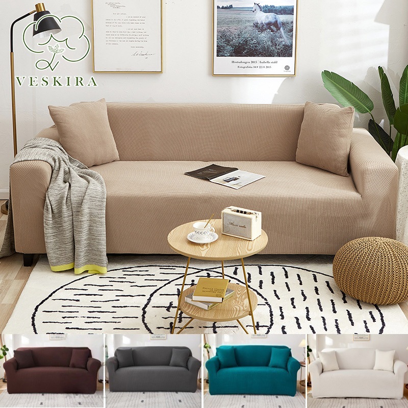 sofa cover stretchable 1/2/3/4 seat l shape sofa cover Non-Slip elastic universal sofa cover
