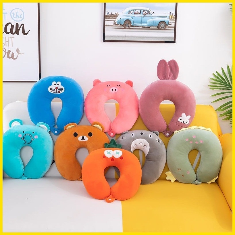 Cartoon U-shaped pillow, neck pillow, travel U-shaped pillow, office nap pillow, car and home pillow