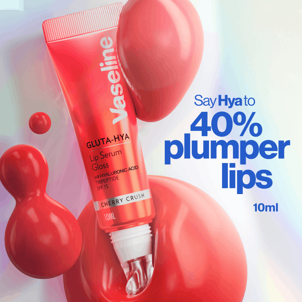 Vaseline Gluta-Hya Lip Serum Gloss Cherry Crush 10ml