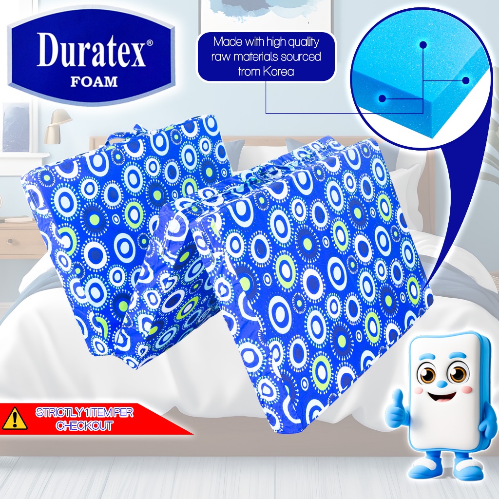 Duratex Foam Trifold Bed Mattress 2/4 Inches