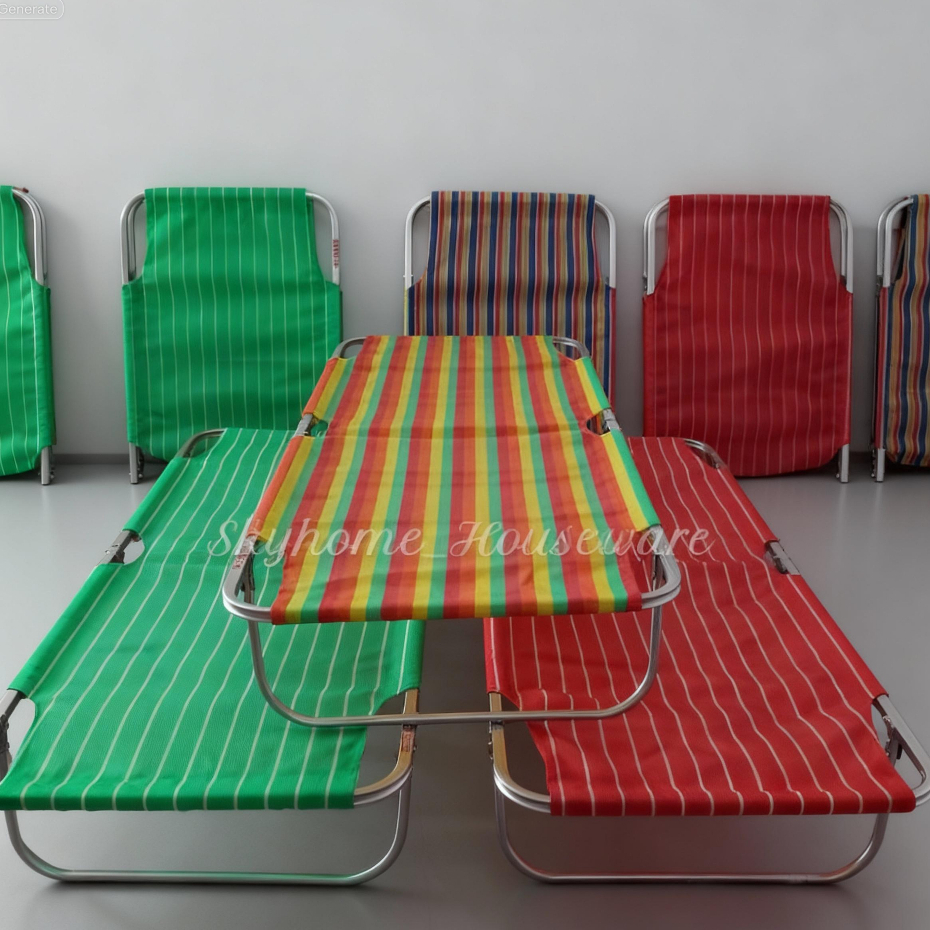 FOLDING BED / HEAVY DUTY STRETCHABLE NYLON / FULLY ASSEMBLED /HIGAAN / BED (MAXIMUM 2PCS PER ORDER)
