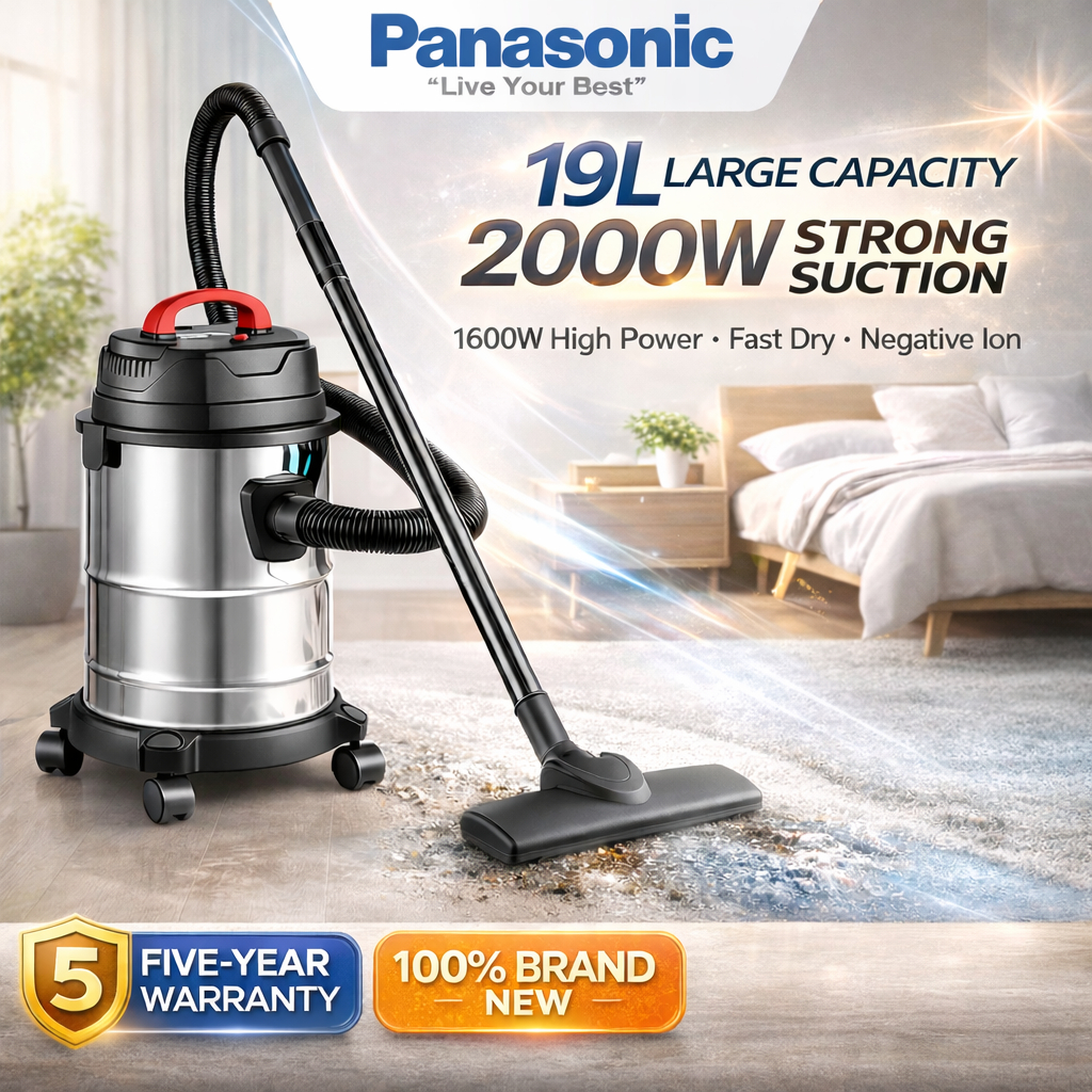 Industrial vacuum cleaner 2000W 19L vacuum cleaner wet & dry stainless steel vacuum cleaner