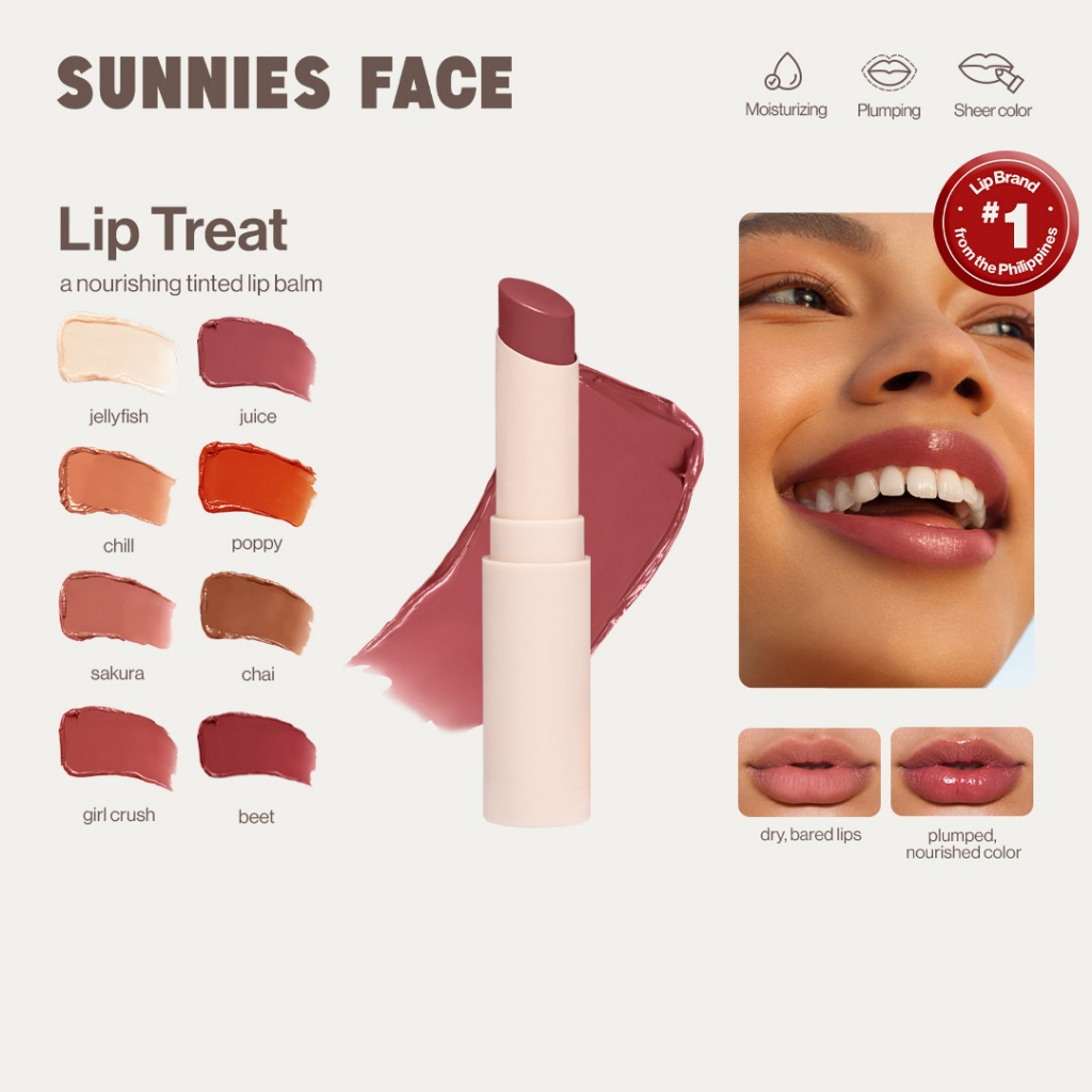 Sunnies Face Lip Treat [Moisturizing Tinted Lip Balm]