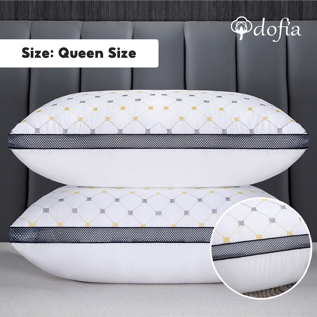 [1-Piece / B1T1 / B1T2] DOFIA Pillow High Quality Pillow Authentic Fiber Pillow Starry Pillow