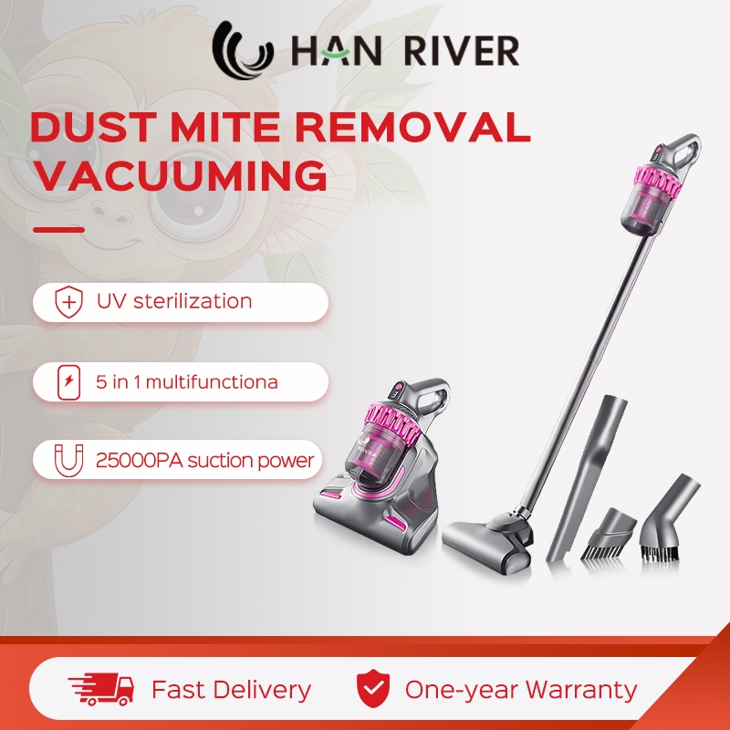 HAN RIVER Vacuum Cleaner 25000Pa With UV Anti-mite 2 In 1