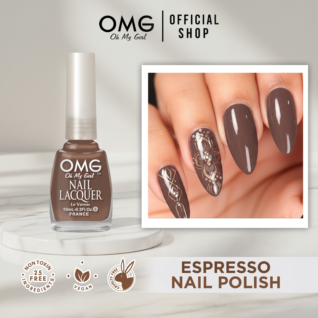 OMG Nail Lacquer 10ml - Espresso