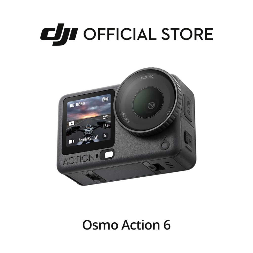 DJI Osmo Action 6 - Action Camera | 1/1.1 New Sensor | 8K Video | Take Better Night Shots. | 50Gb