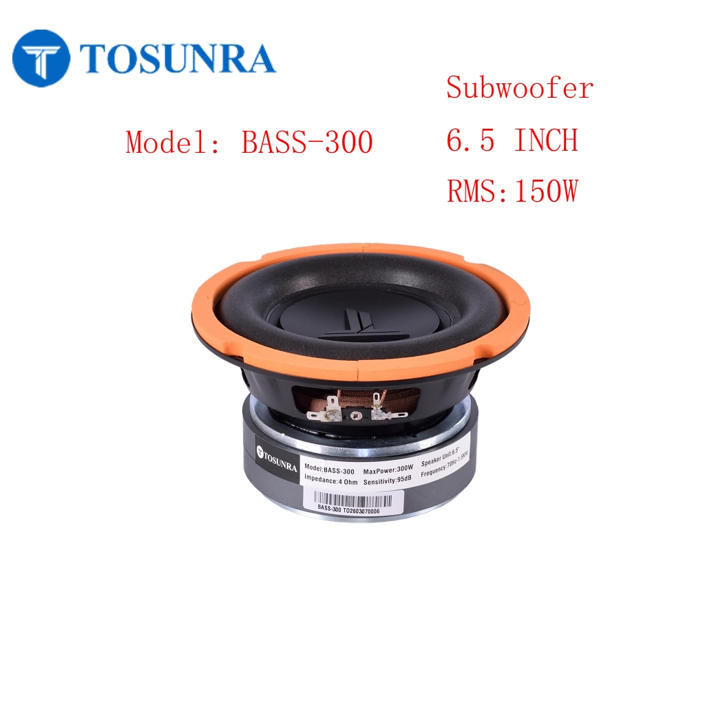TOSUNRA D6.5 D8 D10 D12 D15 Subwoofer speaker double magnet 100W 150W 300W 450W 500W
