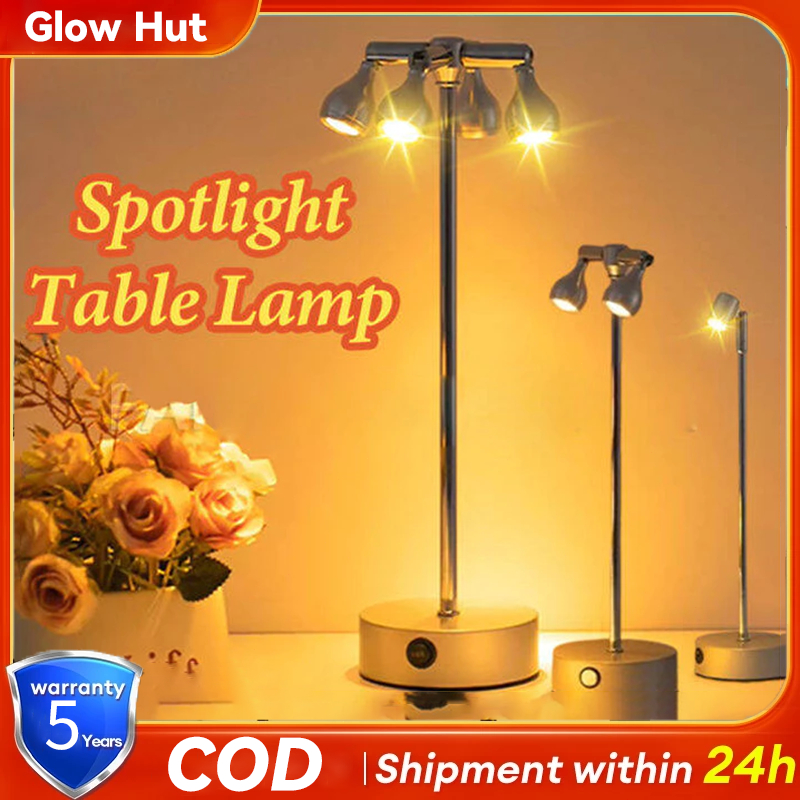 Cordless Table Lamp LED Desk lamp Rechargeable Touch Night Light Outdoor Patio Restaurant Bar Party