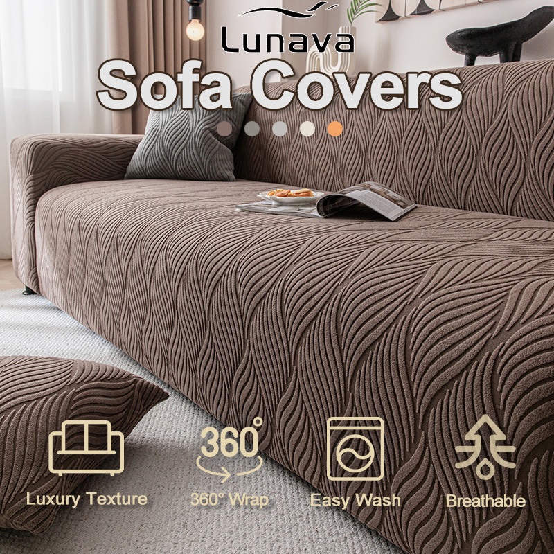 LUNAVA Sofa Cover Stretchable Full Package Four Seasons Universal Smart Cover