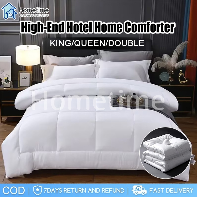 Thick White Duvet Filler Comforter Hotel Kumot queen Comforter single double thick comforter