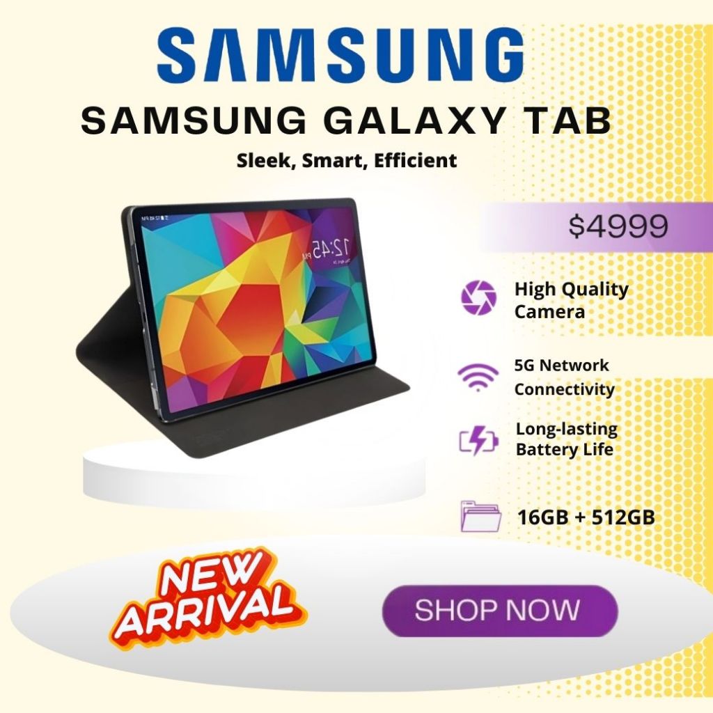 𝙎𝘼𝙈𝙎𝙐𝙉𝙂 Galaxy Tab 10.1 16+512GB 4G Android 8.1 Mediatek MT6735 DUAL SIM WITH KEYBOARD
