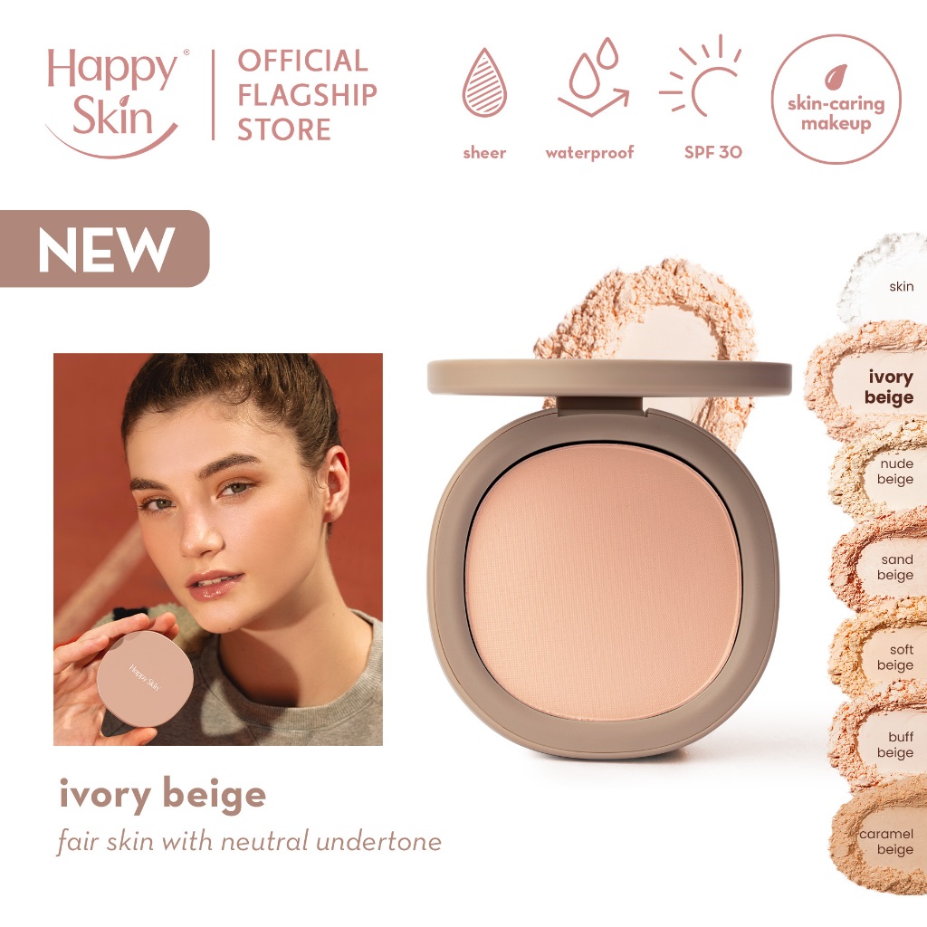 Happy Skin Oil Absorbing Waterproof Powder SPF 30